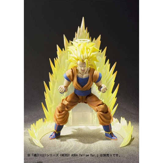 SH Figuarts Super Saiyan 3 Son Goku "Dragon Ball Z" (Reedição) Figura de ação