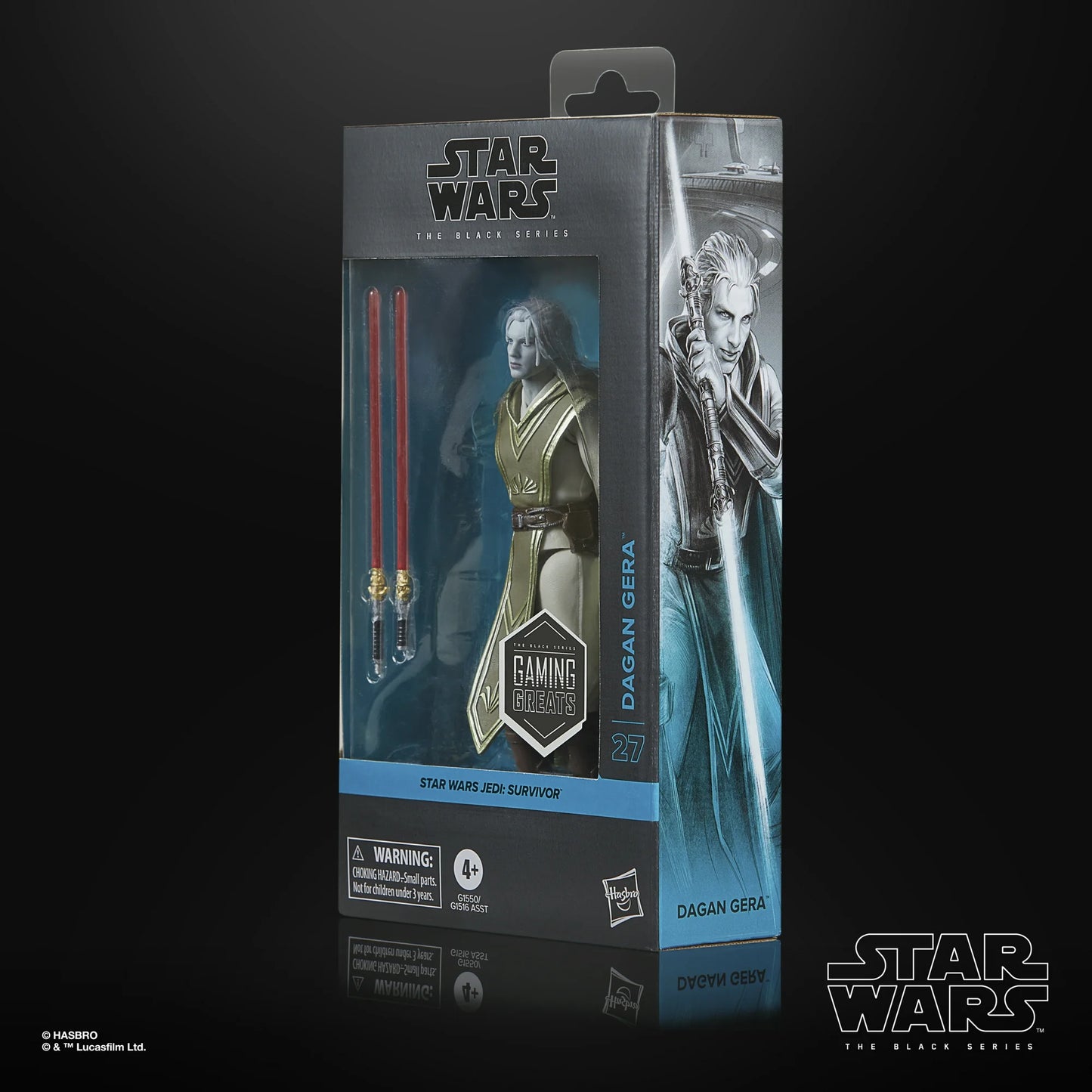 Star Wars The Black Series Dagan Gera, Star Wars Jedi: Figura de ação sobrevivente (6”)