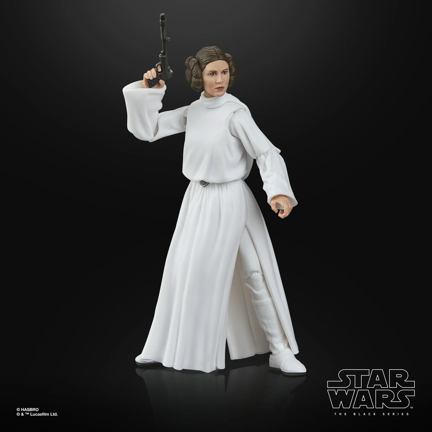 Star Wars The Black Series Princesa Leia Organa, Star Wars: Uma Nova Esperança Figura de Ação (6”)