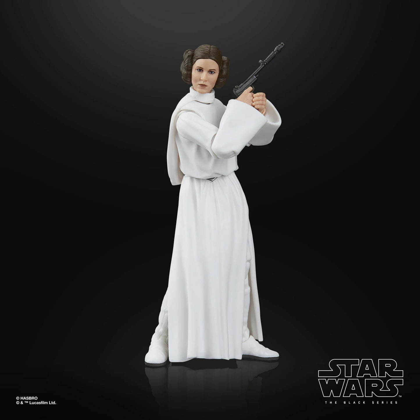 Star Wars The Black Series Princesa Leia Organa, Star Wars: Uma Nova Esperança Figura de Ação (6”)
