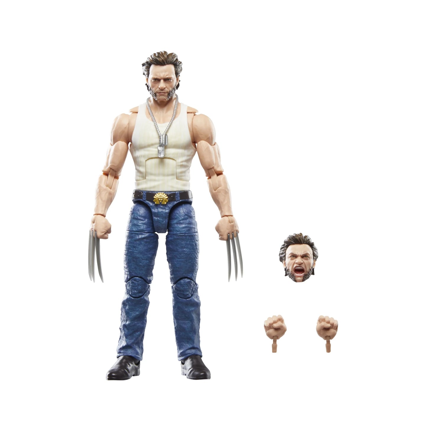 Marvel Legends Series Wolverine, Deadpool 2 Figura de ação colecionável para adultos (6”) 