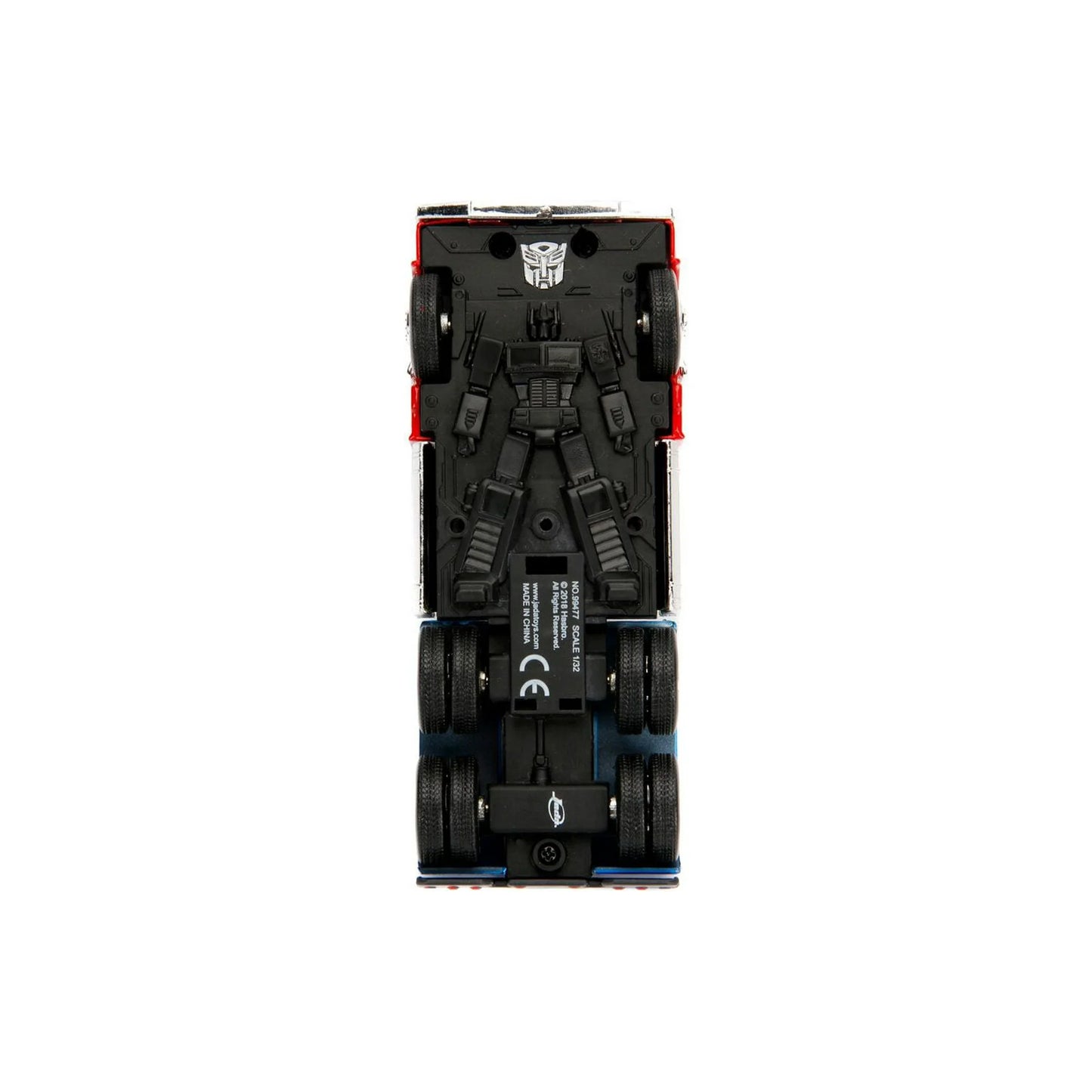 Jada Toys Autobot Optimus Prime Transformers Carro e Caminhão Veículos de Brincar, Vermelho