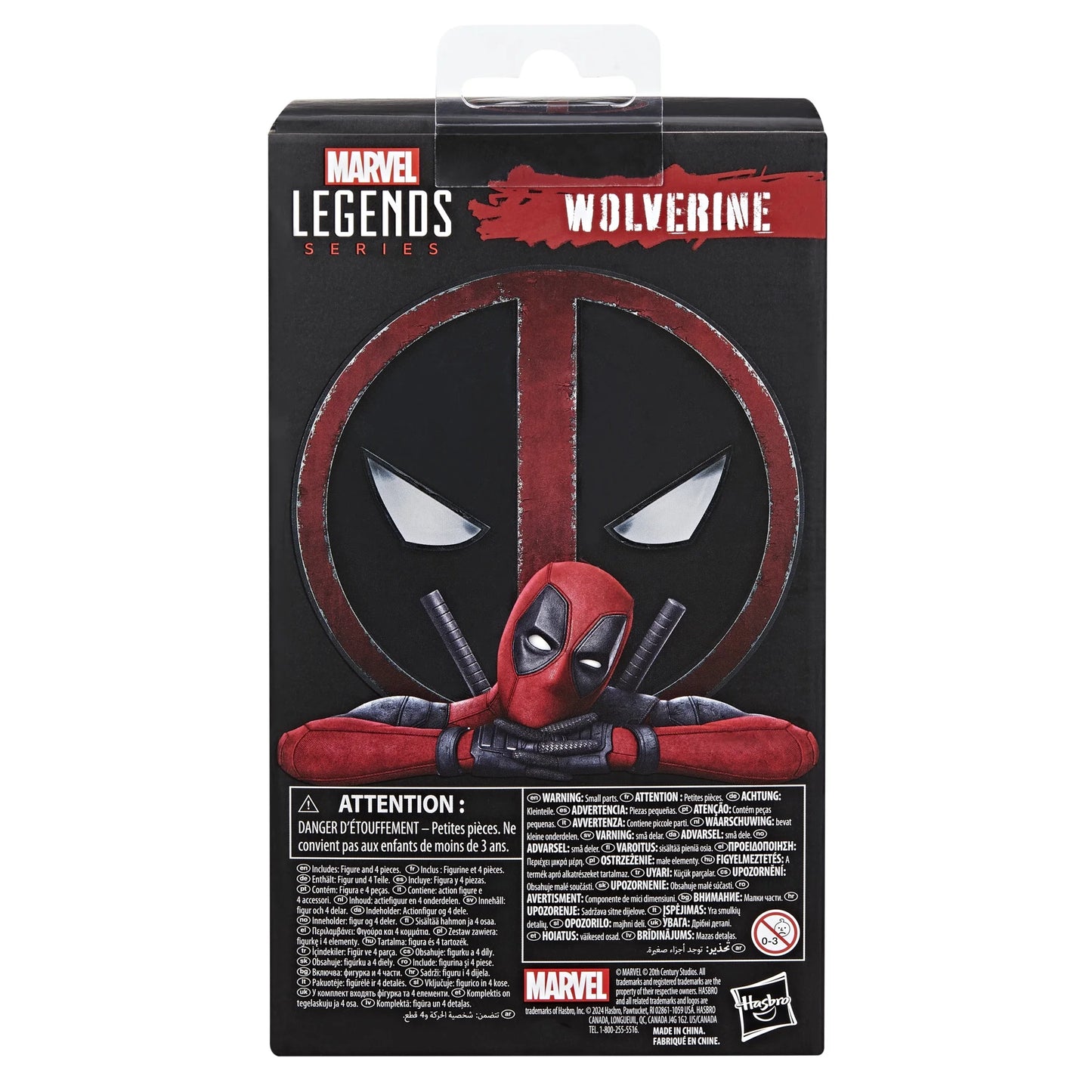 Marvel Legends Series Wolverine, Deadpool 2 Figura de ação colecionável para adultos (6”) 