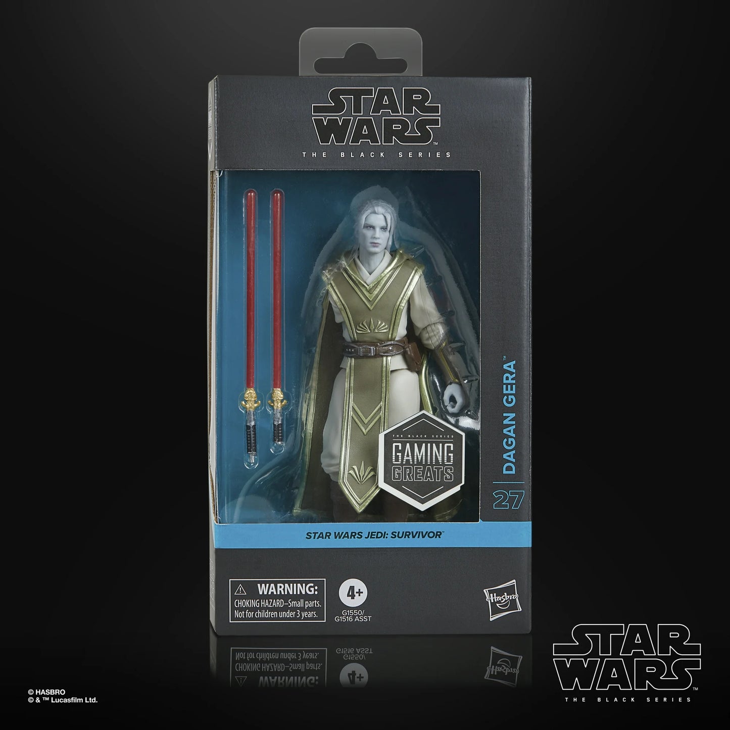 Star Wars The Black Series Dagan Gera, Star Wars Jedi: Figura de ação sobrevivente (6”)