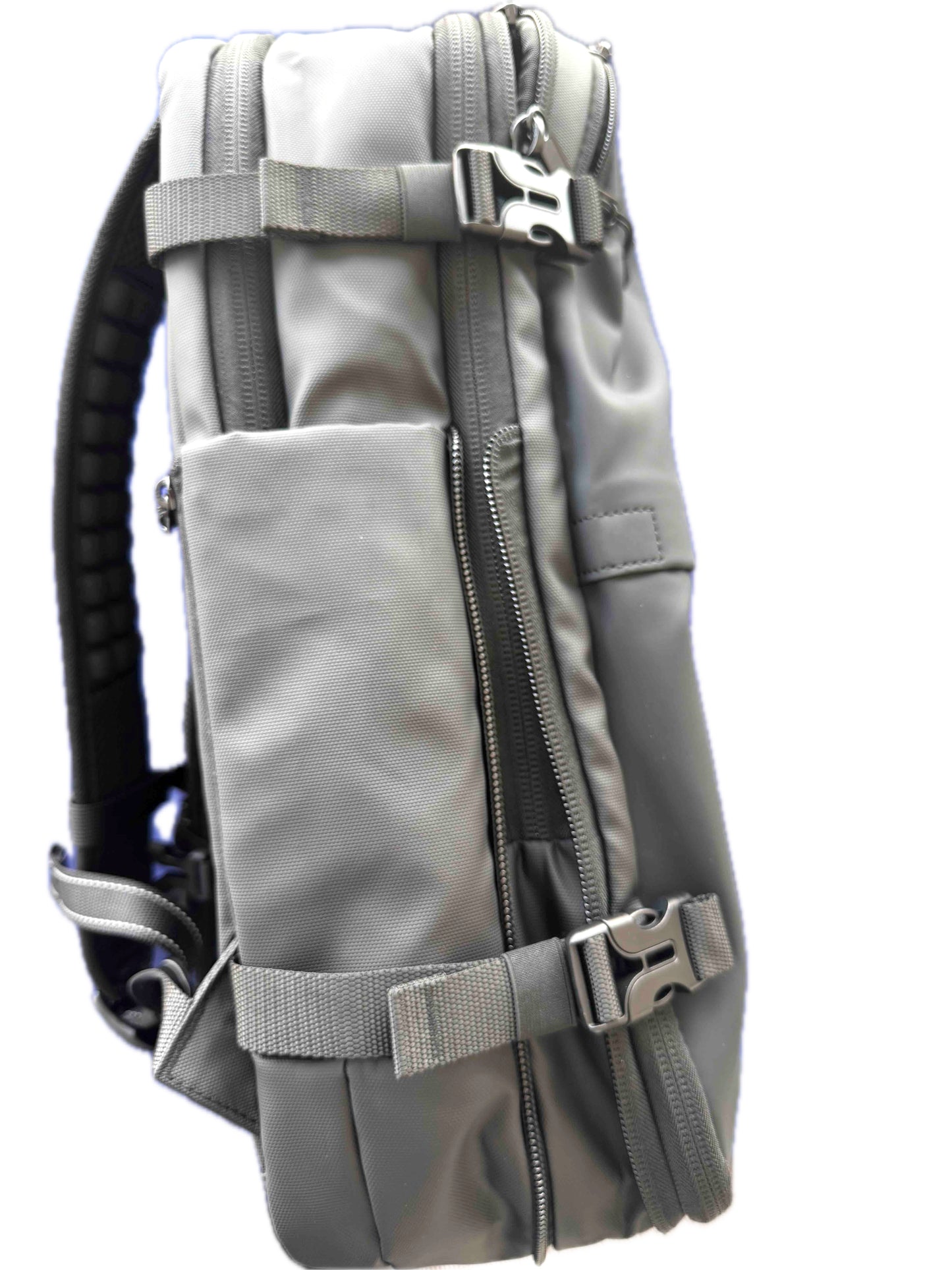 LAG Vacuum Expandable Travel Backpack - Waterproof Oxford Fabric, Compression Carry On Bag, Lightweight Luggage Backpack for Airplane, Hiking, Business, Weekend Trips