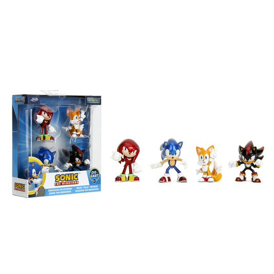 Jada Toys Sonic The Hedgehog Wave 1 2,5" 4-Pack Die-Cast Figuras