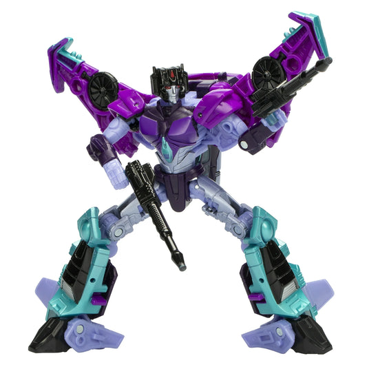 Transformers Legacy United Deluxe Cyberverse Universe Slipstream 5,5” Figura de ação, 8+