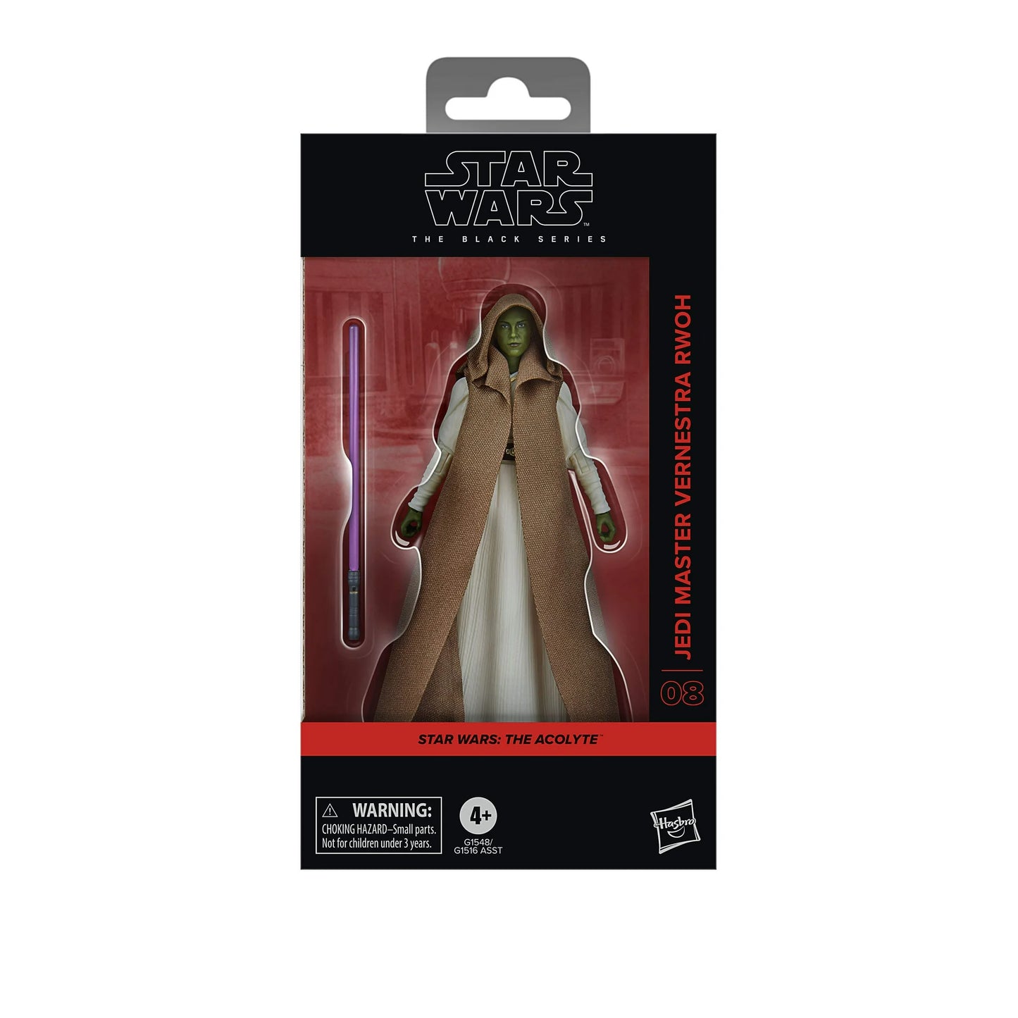 Star Wars The Black Series Mestre Jedi Vernestra Rwoh, Figura de Ação (6”)
